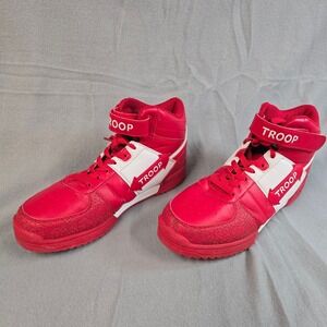 Troop Pro Edition Mens Red White High Top‎ Sneakers 1CM00847-128 Size 9